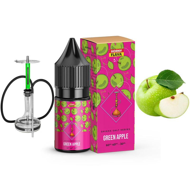 سالت هورنی قلیانی سیب سبز | HORNY GREEN APPLE SHISHA SALT JUICE